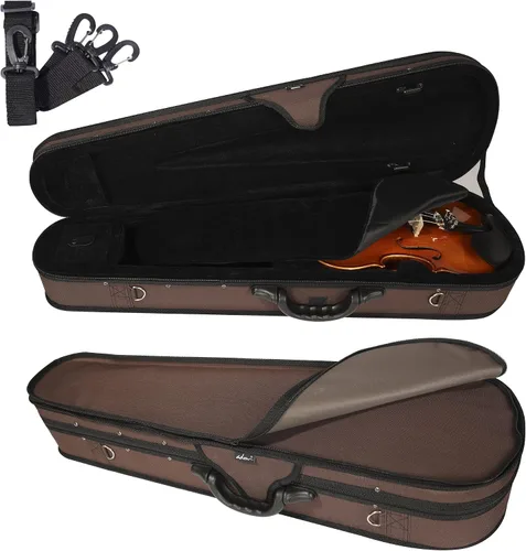 Miniatura 13 de Estuche básico, profesional, rígido, liviano, con forma triangular, para violín, de la marca ADM , Talla full