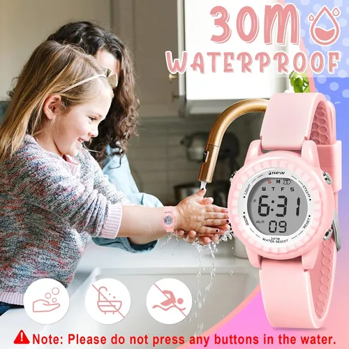 Miniatura 47 de Relojes para niñas y niños, relojes LED impermeables para niños - Los mejores regalos para niños