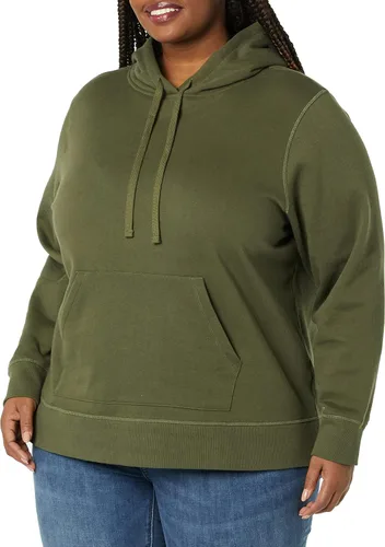 Miniatura 3 de Tienda Essentials - Sudadera con capucha de vellón de tela de toalla para mujer (disponible en tallas extragrandes)