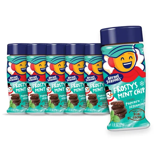 Kernel Season's Frosty's Mint Chip - Condimento para palomitas de maíz, 2.60 onzas (paquete de 6)