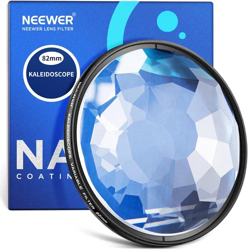Miniatura 9 de NEEWER Filtro de Lente de Cámara de 77mm con Halo Espiral, Filtro de Lente de Prisma de Vidrio Óptico K9 con Efectos Especiales para Fotografía