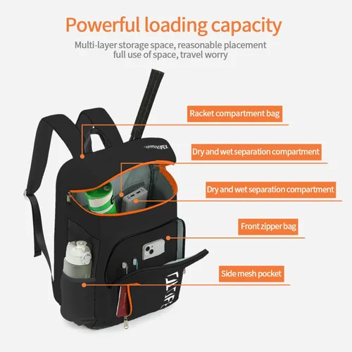 Miniatura 7 de mochila de gimnasio con compartimento para zapatos, bolsa de lucha con 4 tipos de método de espalda, impermeable para deportes, caminata y portátil