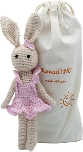 Miniatura 7 de Bunny Family, Bunny Dad Muñeca de Peluche de Ganchillo, Muñeca Amigurumi para Bebé/Niño Pequeño