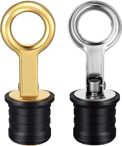 Miniatura 7 de Tapón de drenaje de 3/4 pulgadas, 1 pulgada o 1-1/4 pulgadas, tapón de drenaje, tapones de drenaje para barcos marinos, mango a presión de acero