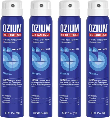 Miniatura 20 de Ozium Desinfectante de aire y eliminador de olores para hogares, automóviles, oficinas y más, Country Fresh, 3.5 onzas (paquete de 4)