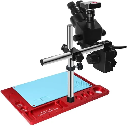 Miniatura 3 de Kit de microscopio 38MP H_DMI USB Microscopio Cámara digital 3.5X-90X Simul-Focal Trinocular Estéreo Microscopio para Soldadura PCB Reparación de 5