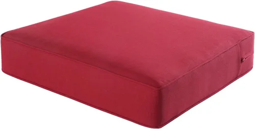 Miniatura 2 de Juego de cojines para silla de interior o exterior, 24Lx24W, cojines de repuesto para muebles de patio todo clima, para primavera/verano, asiento