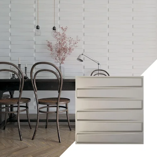 Miniatura 32 de Ekena Millwork 19 5/8 pulgadas de ancho x 19 5/8 pulgadas de alto, Keyes EnduraWall decorativo 3D, laguna satinada (cubre 2.67 pies cuadrados).