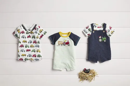 Miniatura 2 de Mud Pie Baby Boys Overall Set