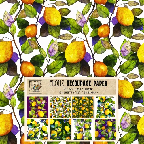 Miniatura 3 de Decoupage - Paquete de papel (24 hojas de 6 x 6 pulgadas) para recién nacido, FLONZ, papel de estilo vintage para decoupage y manualidades Uno