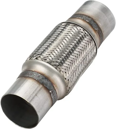 Miniatura 26 de Tubo flexible de escape, tubo flexible de escape resistente de acero inoxidable de 2 x 4 pulgadas, tubo flexible de escape de doble trenza, longitud
