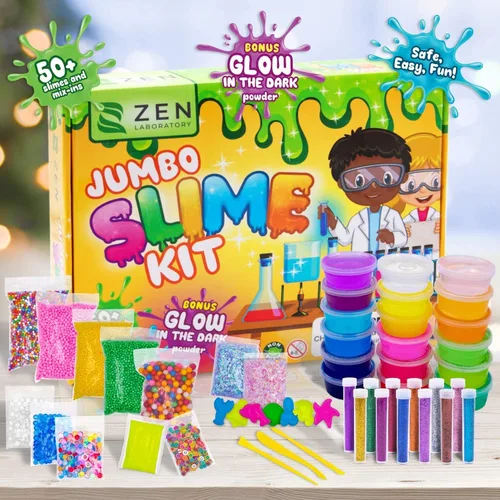 Miniatura 6 de Kit de Slime Definitivo para Niñas de 10-12 Juguetes Perfectos para Niñas de 7-12 Años Kit Completo de Fabricación de Slime DIY para Niños