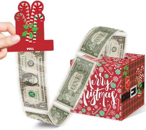 Miniatura 16 de Caja de dinero de feliz cumpleaños para regalo en efectivo, incluye tarjeta de feliz cumpleaños y 35 bolsas transparentes, divertido regalo