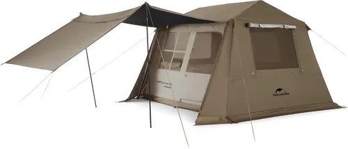 Naturehike Village Tienda de Campaña Instantánea, Tienda de Campaña para 4 Personas y 8 Personas con Toldo Completo, Tiendas de Campaña Impermeables