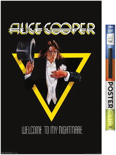 Miniatura 17 de Trends International Alice Cooper - Póster de pared de bienvenida, 14.725 x 22.375 pulgadas, versión enmarcada de madera de granero