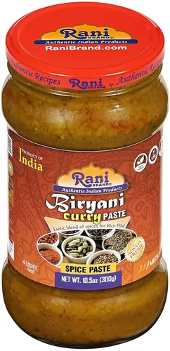 Miniatura 7 de Pasta de curry Rani Biryani Masala (pasta de especias de cocina para platos de arroz indio, pullao/pilau) tarro de vidrio de 10.5 onzas (10.58 oz) ~