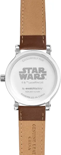 Miniatura 3 de STAR WARS Reloj de cuarzo analógico vintage para adultos, Marrón, Moderno, Retro