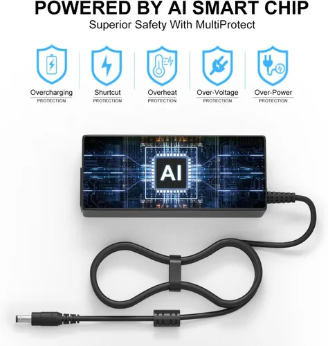 Miniatura 6 de BIYTC Cargador de 90 W compatible con JBL Boombox 2 Boombox 1 Altavoz Bluetooth inalámbrico JBL Xtreme 2 Cargador 10FT JBL Boombox, cable adaptador