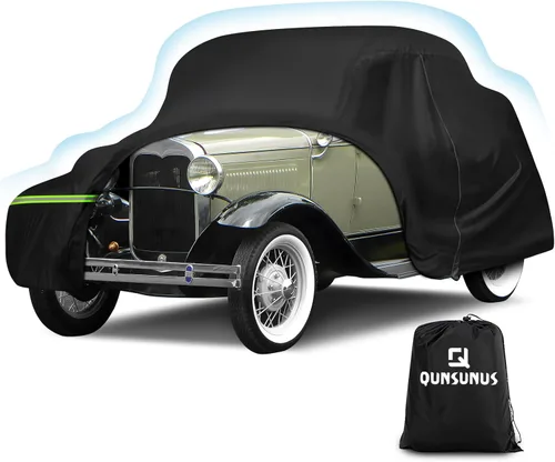 Miniatura 28 de QUNSUNUS Funda impermeable para camioneta Ford F-150 Super Crew Cab de 6.5 pies de cama corta, cubierta exterior para camioneta con cremallera