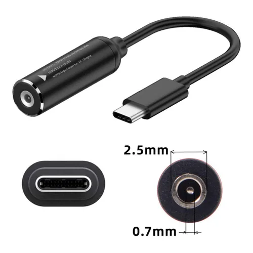 Miniatura 4 de chenyang Convertidor de alimentación CC a USB C, USB C macho a CC 0.098x0.028 in PD 65W 5V/9V/20V adaptador de cable de carga rápida