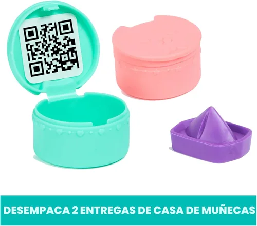 Miniatura 7 de Gabby's Dollhouse, habitación Baby Box Cat Craft-A-Riffic con figura exclusiva, accesorios, muebles y entrega de casa de muñecas, juguetes