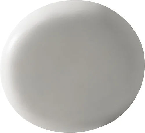 Miniatura 4 de Mesa auxiliar de piedra de hormigón blanco, mesa auxiliar escultórica única, mesa decorativa de cemento hecha a mano de 19 pulgadas de alto, mesa