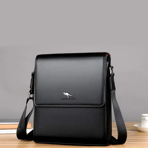 Miniatura 4 de LederleiterUSA Bolso de hombro de los hombres retro bolso de cuero bolso Crossbody bolsa mensajero personalidad maletín
