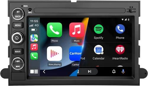 Radio de coche Android 13 compatible con Ford F150 F250 F350 Fusion Edge Explorer Taurus Freestar, audio estéreo para automóvil con CarPlay