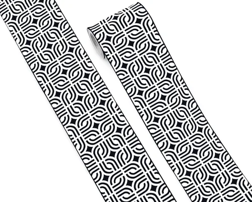 Miniatura 20 de FLFK Adhesivos de Azulejos de Borde de Pared Despegar y Pegar Papel Tapiz de Borde para Salpicadero de Cocina Baño Cuarto de Ducha, 4"x240