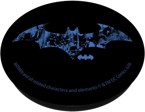 Miniatura 2 de DC Comics Fan Art Batman azul pintura Logo PopSockets agarre y soporte para teléfonos y tabletas