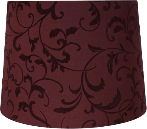 Miniatura 3 de Aspen Creative 32325A Pantalla de lámpara de construcción de araña con forma de imperio de transición de tapa dura en rojo, 12" superior x 14