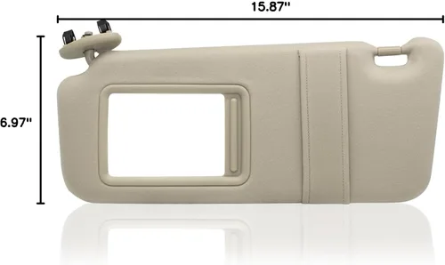 Miniatura 7 de Visera solar del lado izquierdo del conductor sin luz compatible con Toyota Camry 2007 2008 2009 2010 2011 Número de repuesto 74320-06780-E0