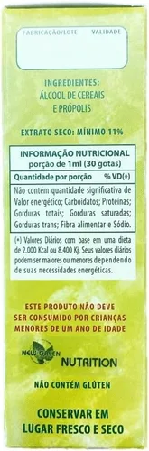 Miniatura 3 de Apiario Silvestre Extracto tradicional de propóleo de abeja verde brasileña (1.0 fl oz)