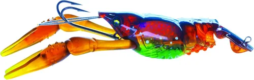 Yo-Zuri 3DB Crayfish Slow Sinking Lure, Prism Parrot, 3-Inch Prisma Marrón