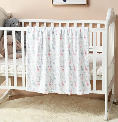 Miniatura 3 de CREVENT Manta de Felpa Sedosa y Linda para Bebé Niñas & Niños, Recién Nacidos, Bebés, Cuna, Cochecito, Silla de Paseo, Regalo Adecuado para Todas