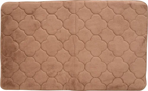 Miniatura 7 de Tapete de baño de espuma viscoelástica bordada con tecnología Water Shield, 17 x 24 pulgadas, angora