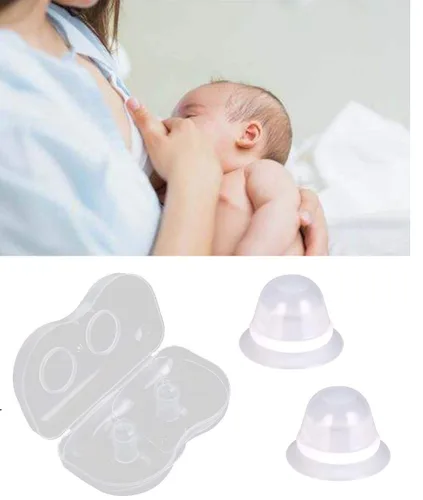 Miniatura 5 de Nipplesuckers - Corrector de pezones para pezones planos invertidos para lactancia materna recién nacida, madre o mujeres, chupan silicona