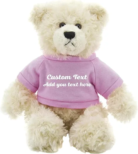 Miniatura 17 de Oso de peluche personalizado Brandon crema de 12 pulgadas, osos de peluche personalizados, gran regalo para San Valentín, graduación, cumpleaños