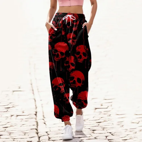 Miniatura 2 de Sweatpants for Women Cinch Bottom Drawstring Elastic Waist Pants Sporty Athletic Joggers Trousers with Pockets