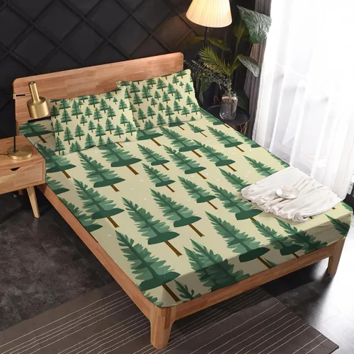 Miniatura 2 de Forest Sheets tamaño individual – Sábanas de cama para niños, microfibra suave y bolsillo profundo, sábanas y fundas de almohada estampadas sin