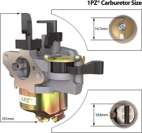 Miniatura 3 de 1PZ UM7-C01 Cabina de carburador con juntas para todos los años Monster Moto MM-B80-AF/MM-B80-BR / MMB80B / MM-B80B 80cc 2.5 hp Mini Bike de cuatro