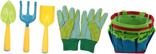 Garden Planting Hand Tool with Storage Bag Weeding Shovel and Rake for Efficient Outdoor Gardening Suitable for Adults Multipurpose Soil Loosening