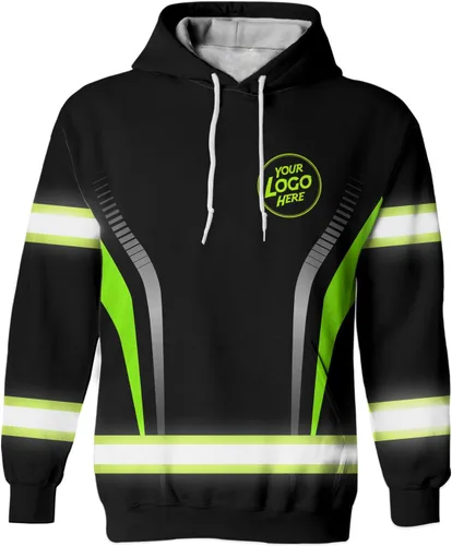 Miniatura 25 de Uniform Company - Polo reflectante de alta visibilidad para hombres y mujeres, polo de seguridad, ropa de trabajo para trabajadores Sudadera