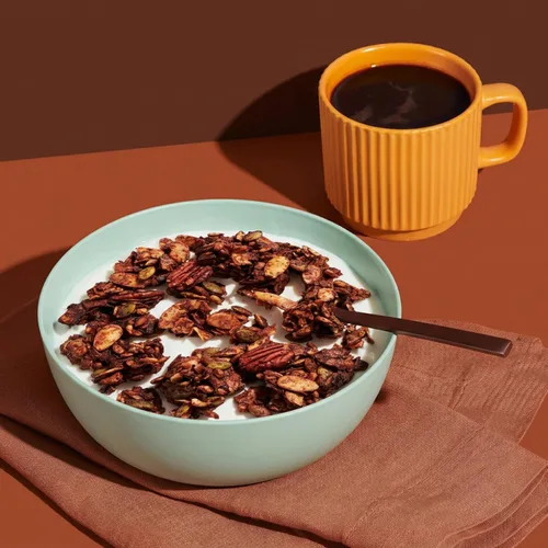 Miniatura 9 de NuTrail Cereal de granola de nuez, chocolate negro, sin azúcar añadido, keto, bajo en carbohidratos, sin gluten, sin granos, desayuno saludable, 8