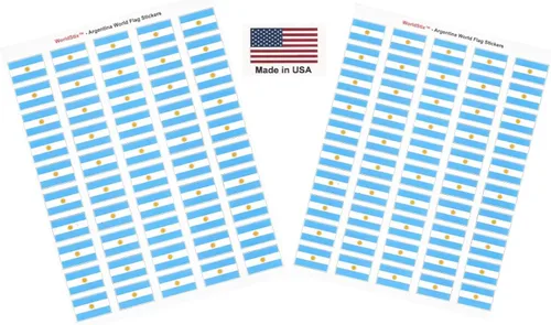Miniatura 24 de 100 calcomanías de la bandera de Alaska; 1.5" x 1" hechas en Estados Unidos, calcomanías autoadhesivas de la bandera del estado para álbumes