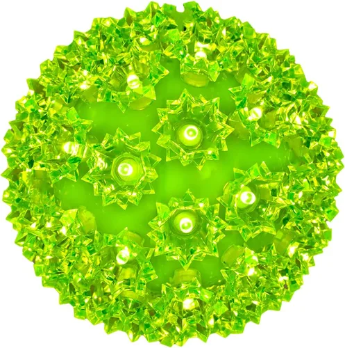Miniatura 13 de Novelty Lights - Esfera de estrella de luz LED de 6 pulgadas con 50 luces, 100% verdadero parpadeo blanco cálido, bola de ornamento, cable