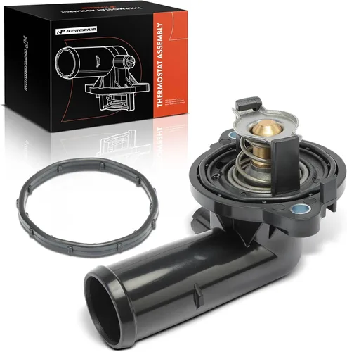 A-Premium Conjunto de Carcasa de Termostato de Refrigerante de Motor con Sello Compatible con Jeep Grand Cherokee 2011-2020, Wrangler 2012-2017,