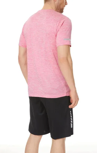Miniatura 5 de MAGCOMSEN Paquete de 3 camisetas de manga corta para hombre, cuello redondo, secado rápido, atléticas, para correr, gimnasio, Wokout, fitness