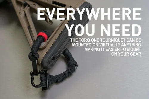 Miniatura 7 de TORQ ONE® Pulsera de torniquete Se pliega en un torniquete de estilo tatical completo transporte diario Se fija a llavero/trabilla