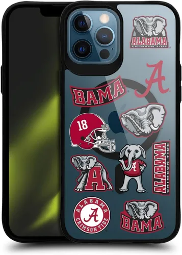 Miniatura 318 de Head Case Designs Funda de gel suave con licencia oficial de la Universidad de Alabama UA Collage compatible con Apple iPhone 13 Pro Max